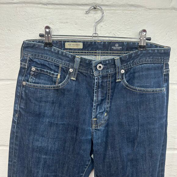 AG Adriano Goldschmied Dark Wash Straight Leg Premium‎ Denim Classic Men's 31x32 - Picture 2 of 9